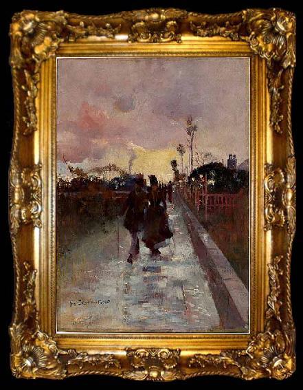 framed  Charles conder Going Home, ta009-2